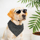 Black and white mudcloth bandana • Pawer to the People
