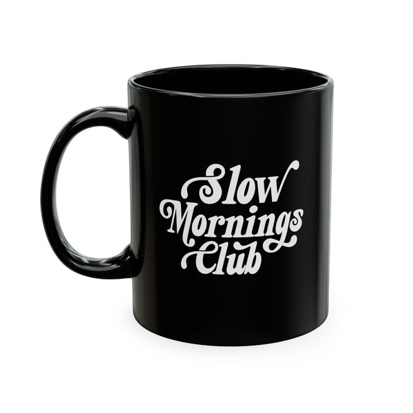 Slow Mornings Club retro mug • Pawer to the People