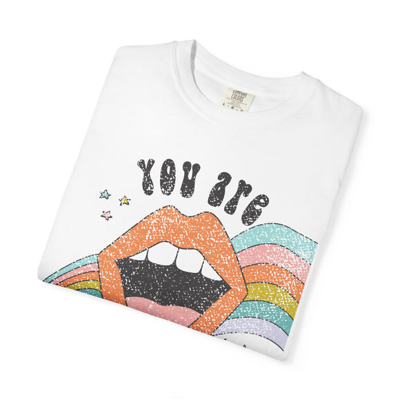 You Are Enough retro graphic tee • Pawer to the People