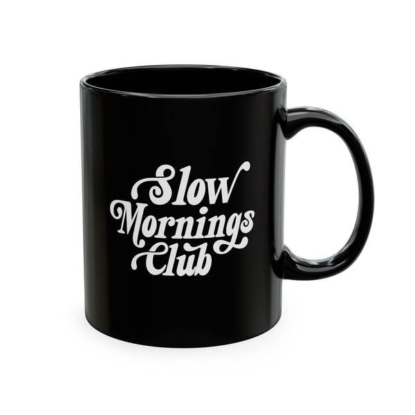 Slow Mornings Club retro mug • Pawer to the People