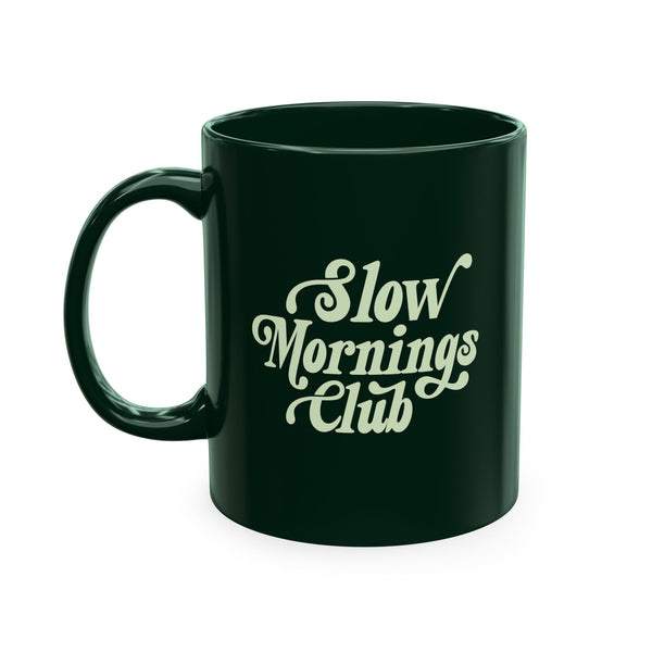 Slow Mornings Club retro mug • Pawer to the People