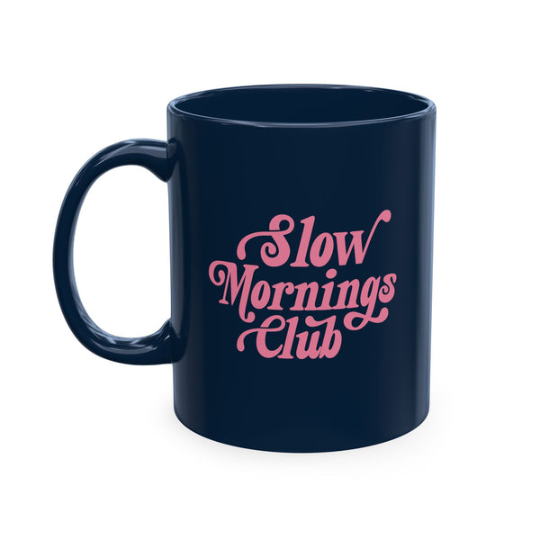 Slow Mornings Club retro mug • Pawer to the People