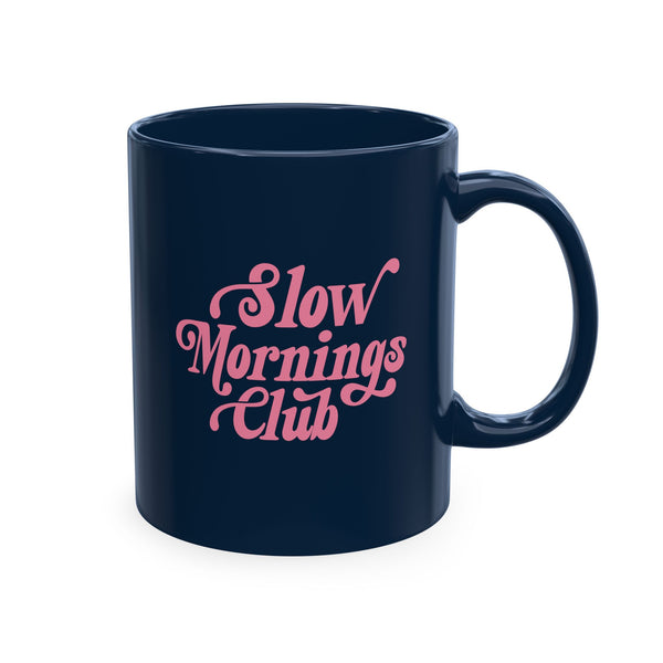 Slow Mornings Club retro mug • Pawer to the People