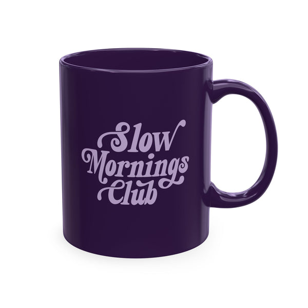 Slow Mornings Club retro mug • Pawer to the People