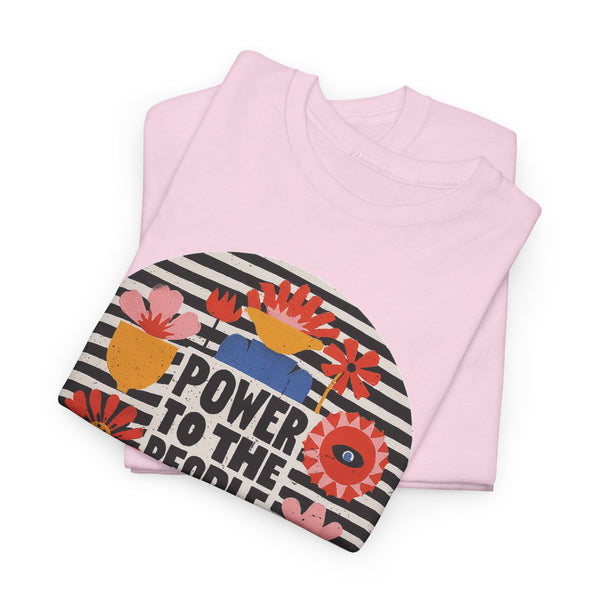 Power to the People everyday graphic tee • Pawer to the People