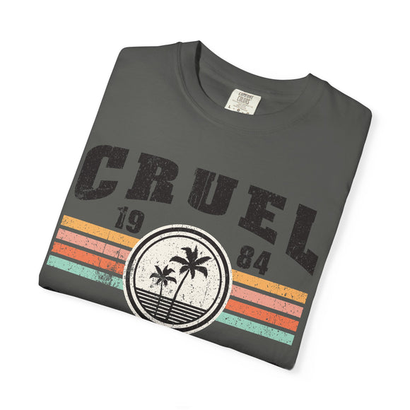 Cruel Summer 1984 vintage palm graphic tee • Pawer to the People