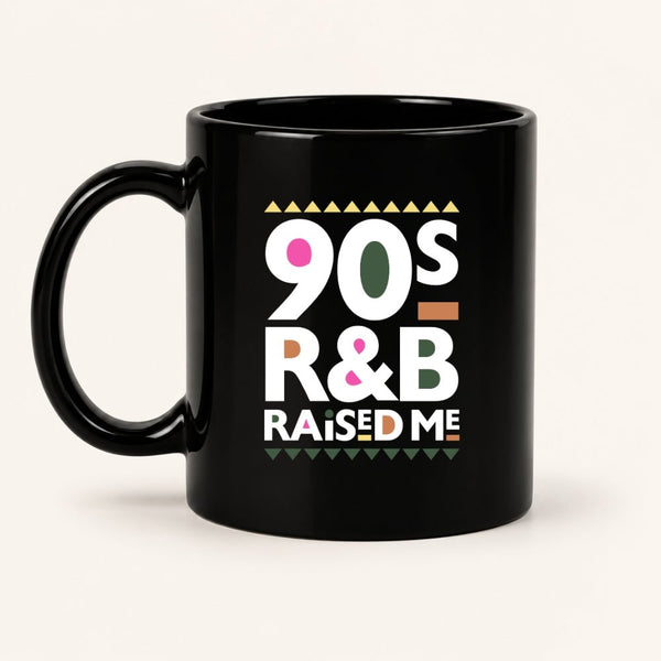 '90s R&B Raised Me retro mug • Pawer to the People