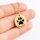 'Always with me' paw print necklace • Pawer to the People