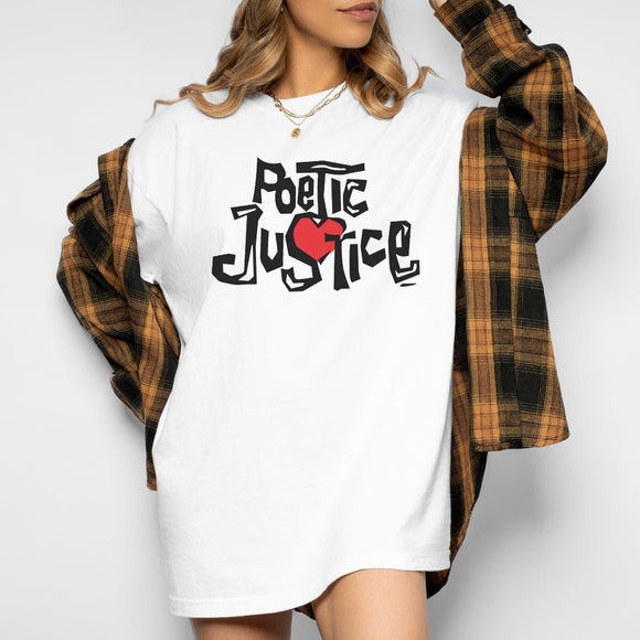 Poetic Justice '90s premium graphic tee • Pawer to the People