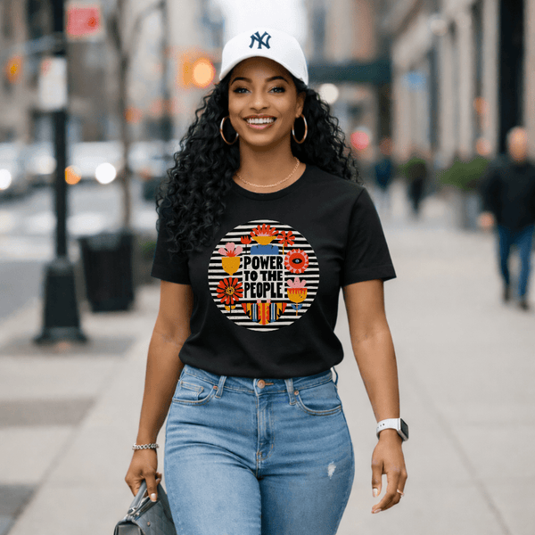 Power to the People everyday graphic tee • Pawer to the People