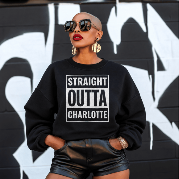 Straight outta [your city] customizable sweatshirt • Pawer to the People