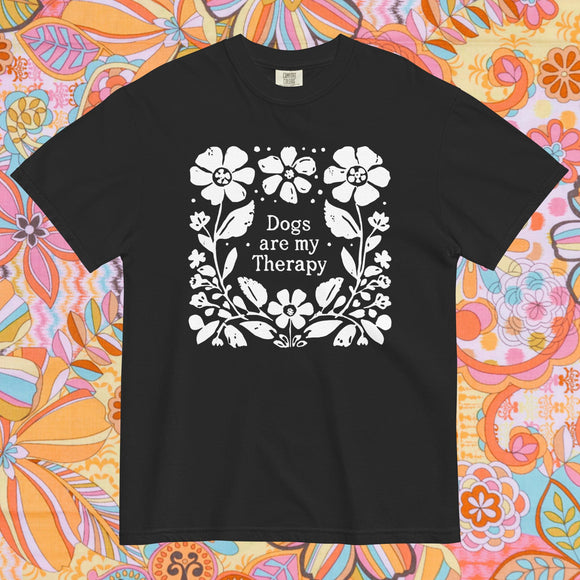 Dogs are my therapy tee • Pawer to the People