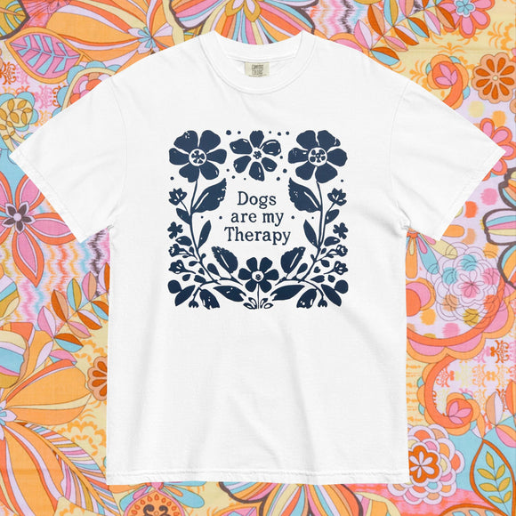 Dogs are my therapy tee • Pawer to the People