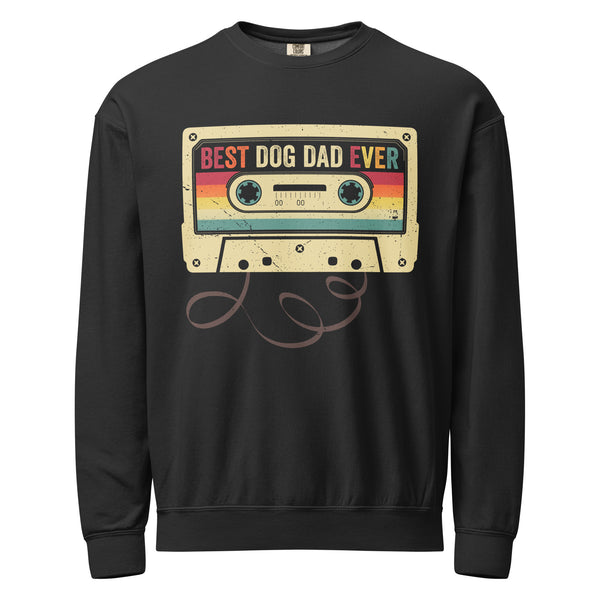 Best dog dad ever crewneck sweatshirt • Pawer to the People