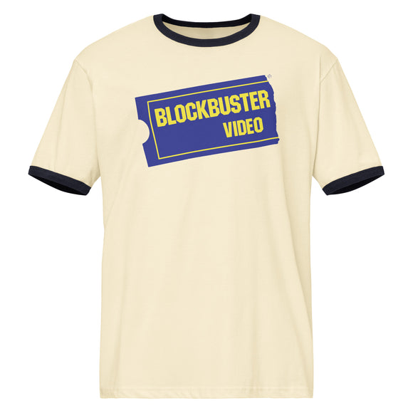Blockbuster Video retro ringer tee • Pawer to the People