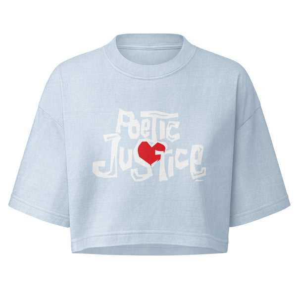 Just poetic cropped tee • Pawer to the People