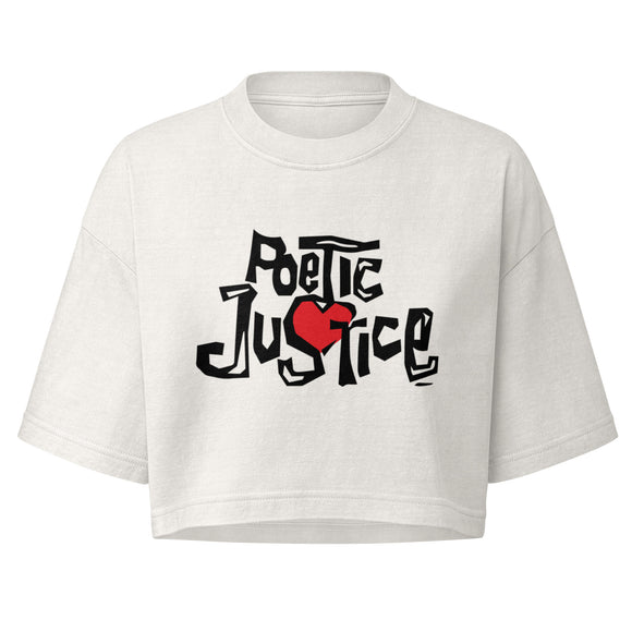 Just poetic cropped tee • Pawer to the People