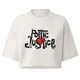 Just poetic cropped tee • Pawer to the People