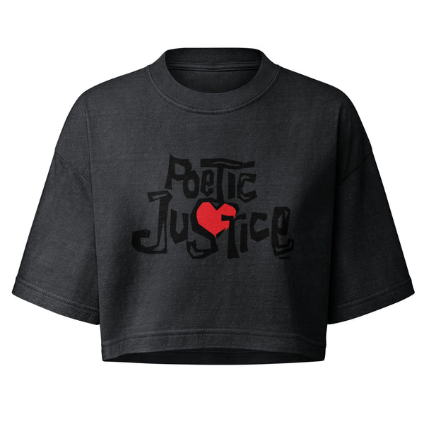Just poetic cropped tee • Pawer to the People